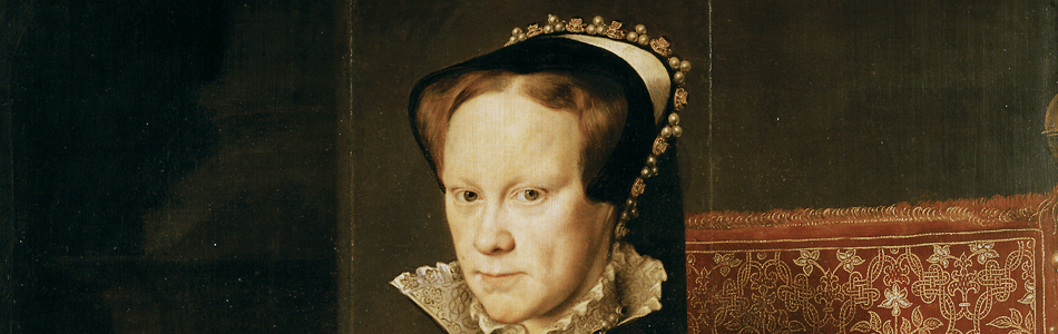 Portrait of Queen Mary in 1554